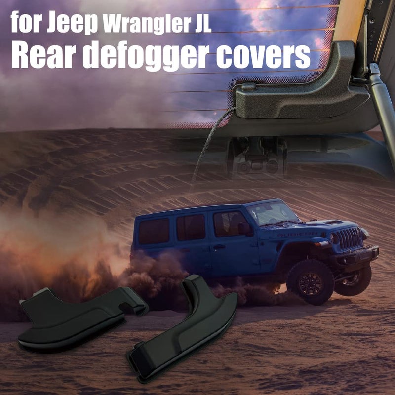 AZUTO Rear Defogger Cable Cover for Jeep Wrangler (JL) / Jeep Wrangler 4xe 2018-2024 Wrangler Interior Accessories - Image 3